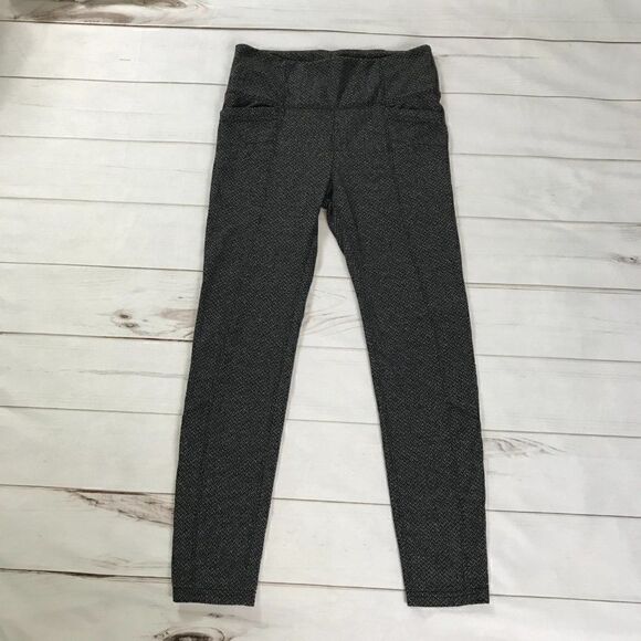 Athleta Womens Black White Activewear Pant Medium - Picture 2 of 9